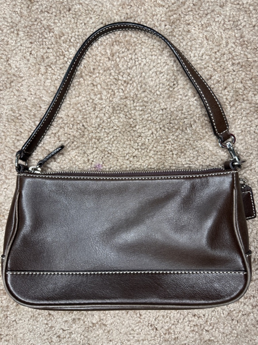 Coach Hamptons Leather Demi Pouch